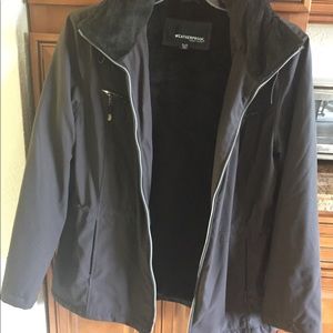 Woman’s XL jacket with rain hoodie